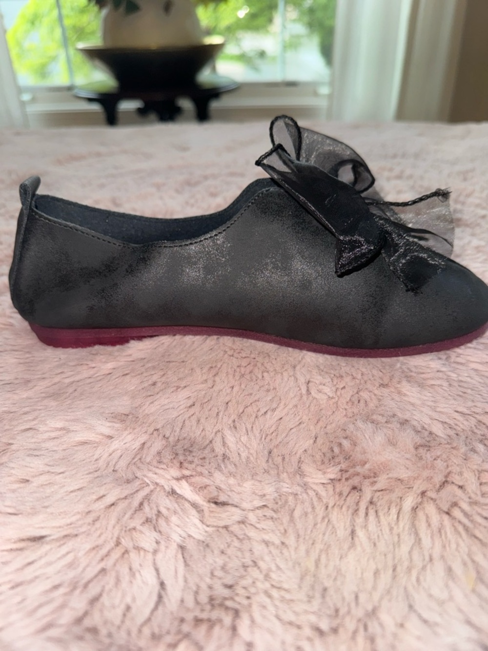 Bow Accent Flats Women Size 7 - Picture 6 of 7